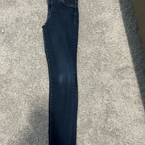 7 For All Mankind Blue Skinny Jeans